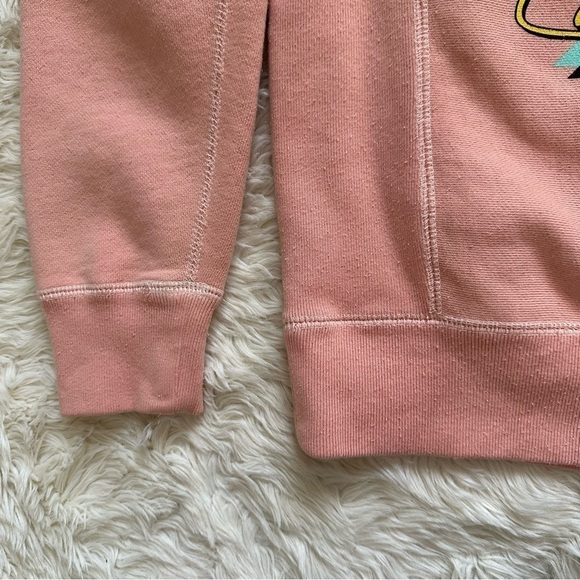 Shadow Hill Sweater Icy Peach Racing Crewneck Long Sleeve Pink XS - Picture 7 of 11